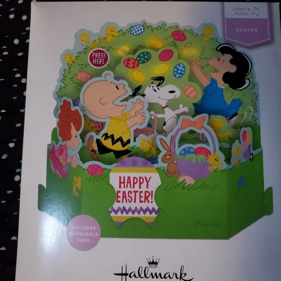 Hallmark Peanuts Easter Pop-Up Card - Picture 2 of 5
